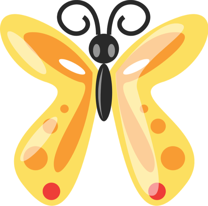 700x694 Animated Butterfly Clipart