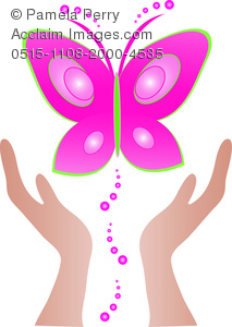 213x300 Art Image Of Hands Setting A Butterfly Free