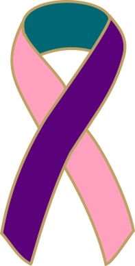 197x388 Thyroid Cancer Awareness Ribbon Pin