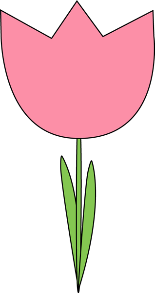 318x600 Pink Tulip Clip Art