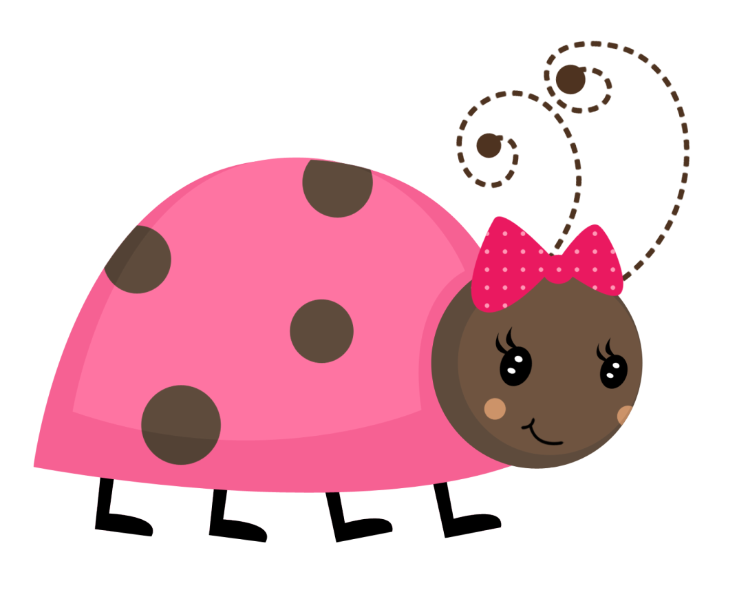 1087x870 Pink Clipart Ladybird
