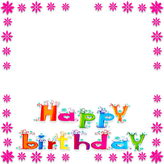 550x550 Free Birthday Borders