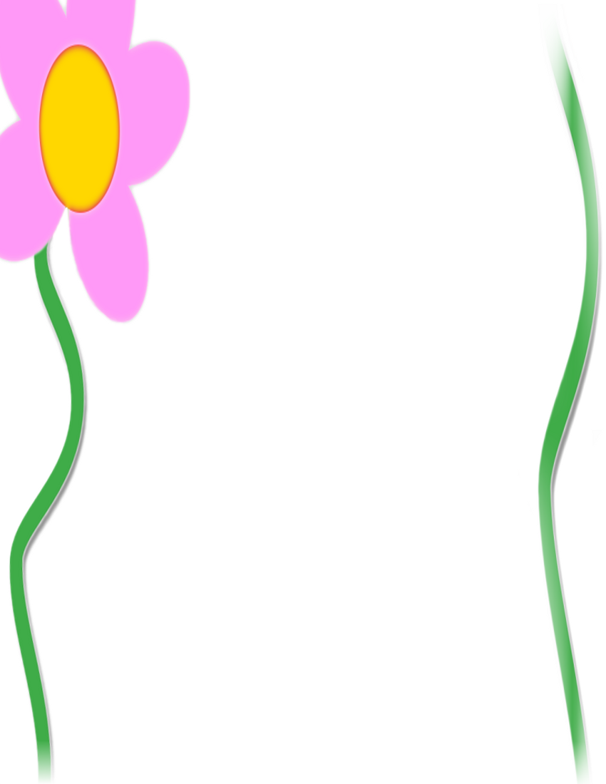 850x1100 Angel Borders Printable Clipart