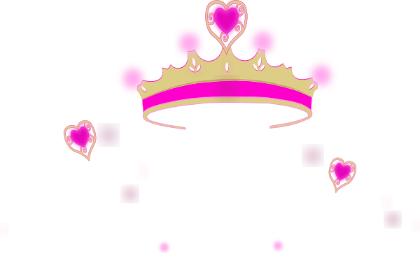 600x362 Princess Crown Pink Heart Clipart