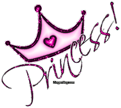 406x364 Princess Glitter With Pink Crown Glitter Graphic Comment Gifsmov