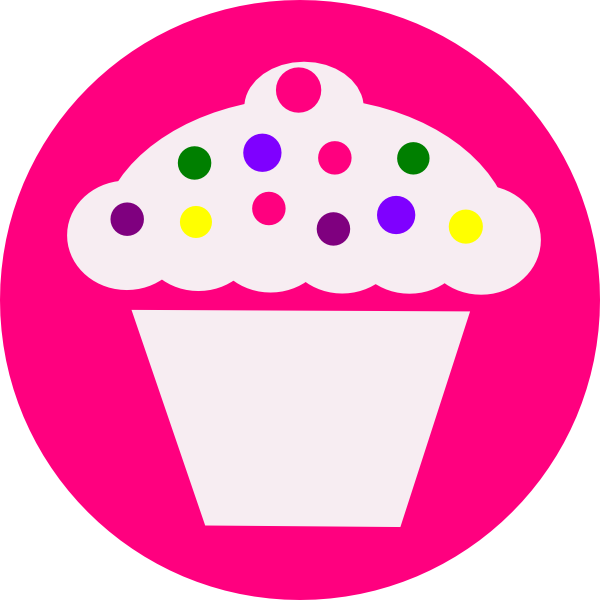 600x600 Cupcake Clip Art
