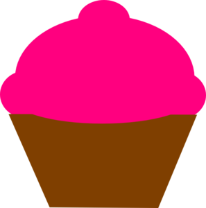 297x300 Cupcake Pink Clip Art