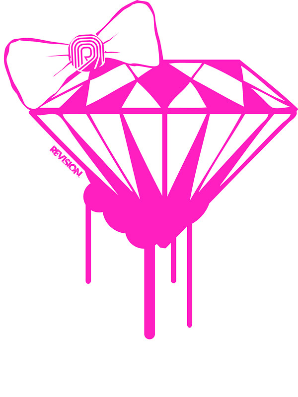 600x800 Pink Diamond Tee Stickers By Melanie Andujar Redbubble