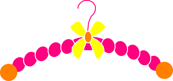 600x283 Pink Clothes Hanger Clip Art