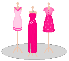235x205 Pink Dress Clipart