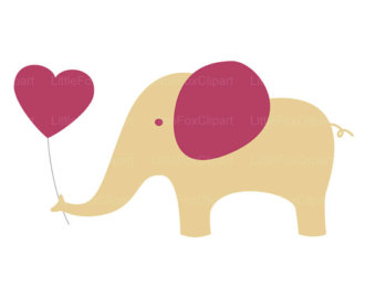340x270 Heart Clipart Elephant