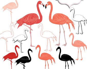340x270 Flamingo Clip Art Etsy Studio