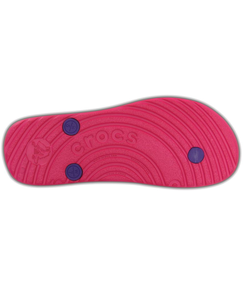 850x995 Crocs Pink Slippers Amp Flip Flops Relaxed Fit Price In India Buy