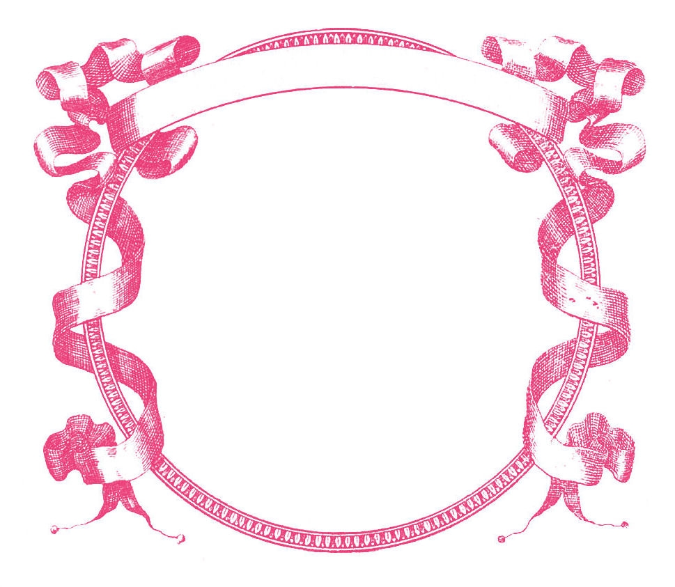 969x843 Pink Border Clip Art