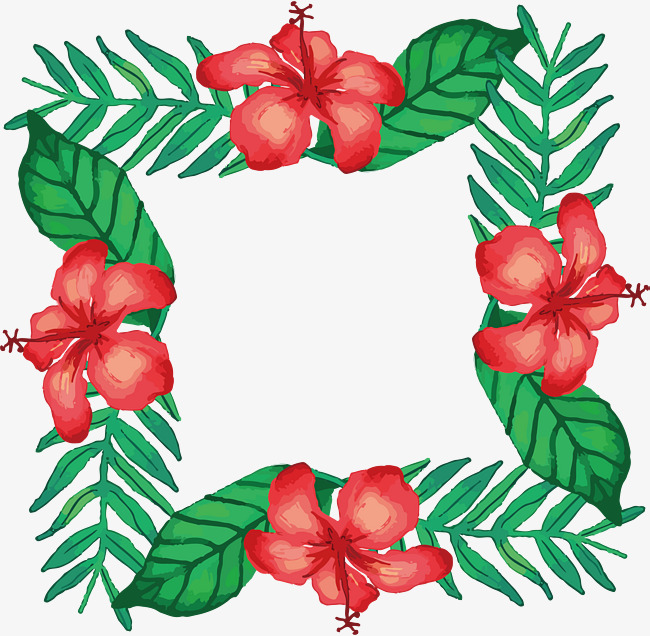 650x636 Watercolor Pink Flower Borders, Vector Png, Watercolor Plants