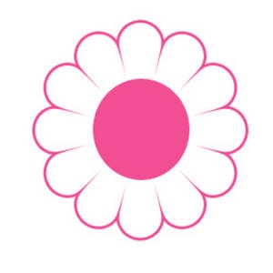300x300 Pink Flower Clipart Single
