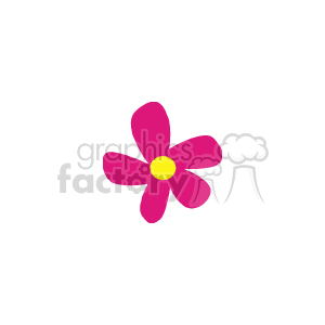 300x300 Royalty Free Pink Flower 151536 Vector Clip Art Image
