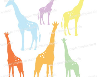 340x270 Giraffe Clipart Etsy