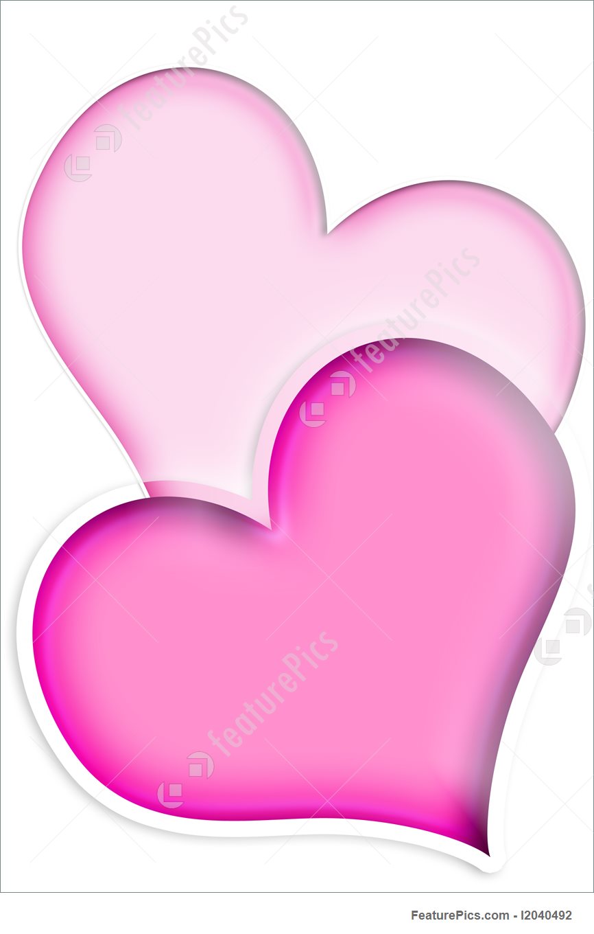 866x1360 Laufuhr Test Images Two Pink Heart Clip Art