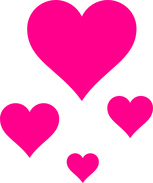 498x597 Little Pink Heart Clipart