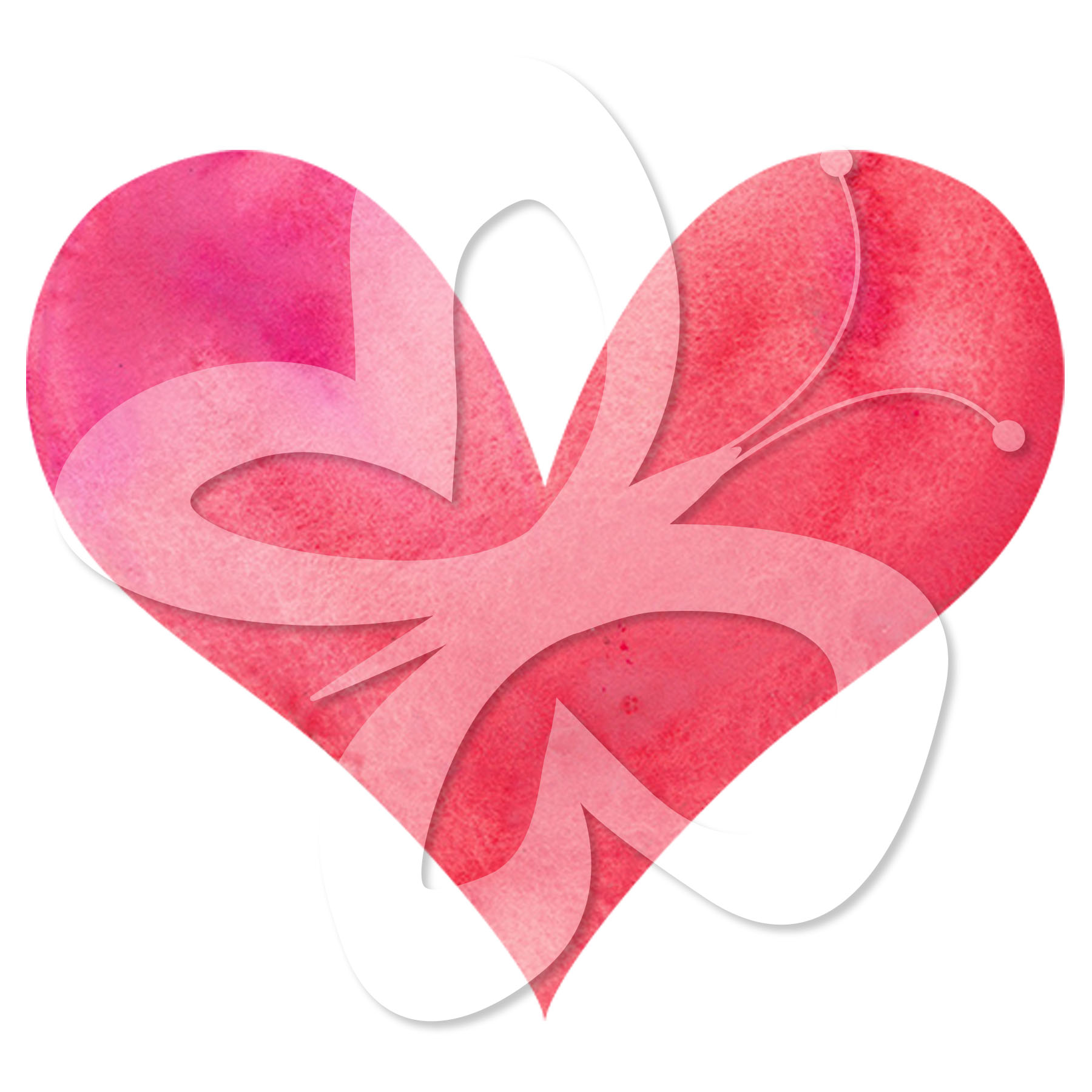 1800x1800 Heart Clipart Watercolor