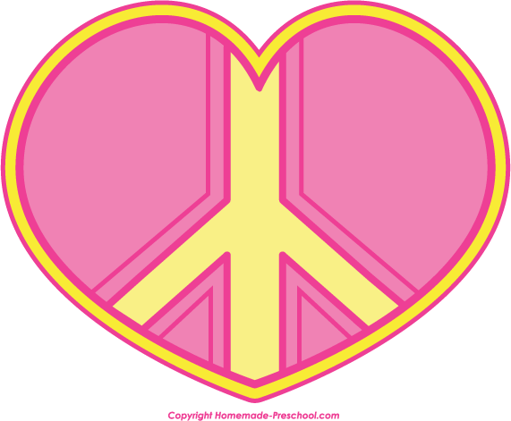 571x471 Pink Peace Sign Clipart Free Images 2