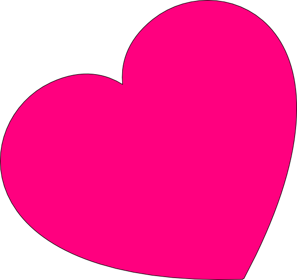 600x566 Small Pink Heart Clipart