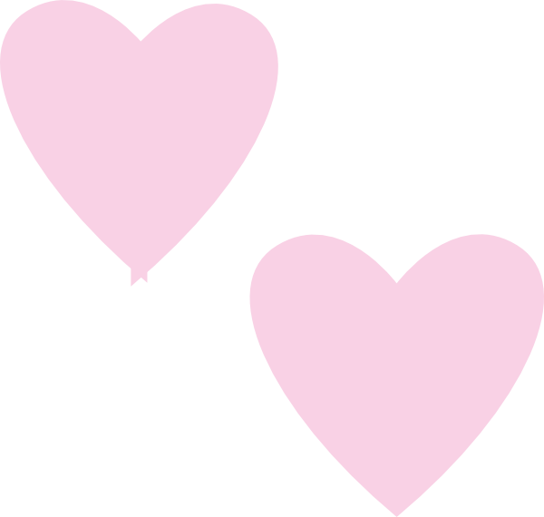 600x570 Light Pink Heart Clipart
