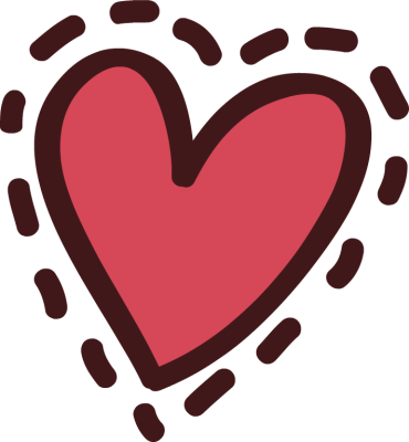 370x400 Cute Heart Clipart