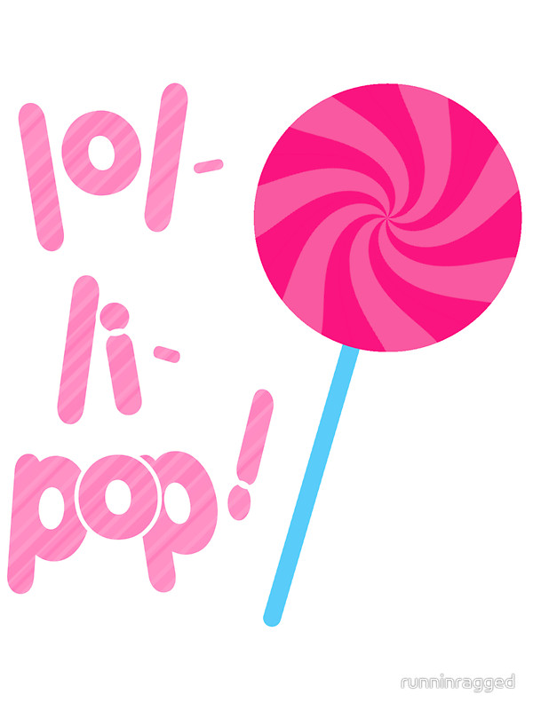 600x800 Pink And Blue Lollipop Stickers By Runninragged Redbubble