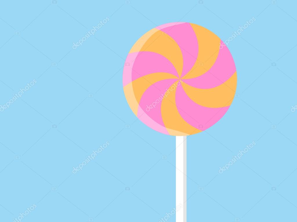1024x768 Yellow And Pink Spiral Candy. Strawberry And Banana Lollipop