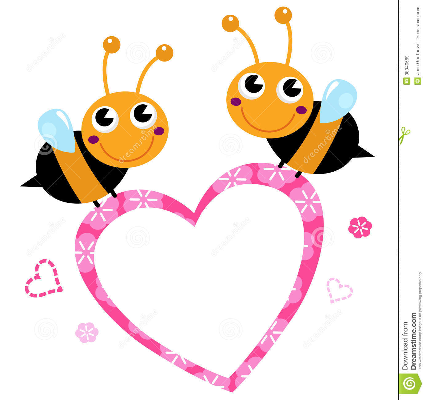 1385x1300 Free Clipart Images Bees Hearts