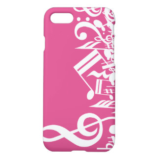 324x324 Pink Musical Notes Iphone 87 Cases Amp Covers Zazzle