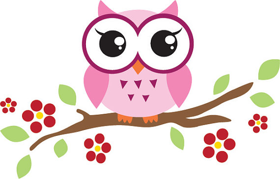 570x365 Owl On Branch Clip Art Many Interesting Cliparts