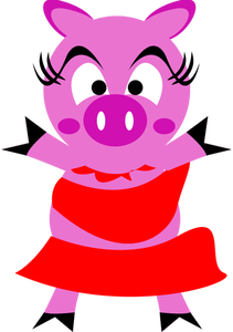 211x300 7517 Pink Panther Cartoon Clip Art Free Public Domain Vectors