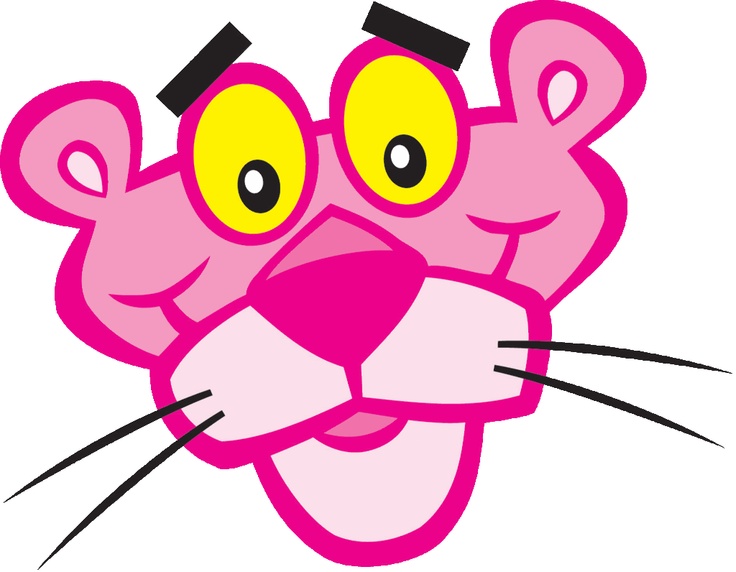 736x572 Panther Clipart Pink Colour
