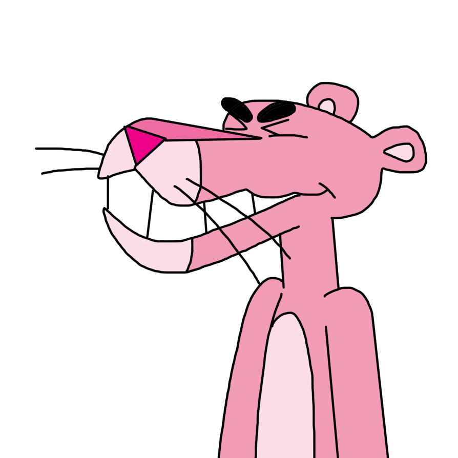 894x894 The Pink Panther Laughing By Marcospower1996