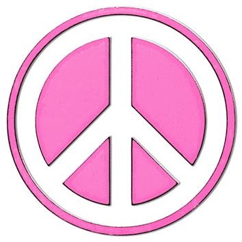 354x354 Inbloom Peace Sign Mini Sticker