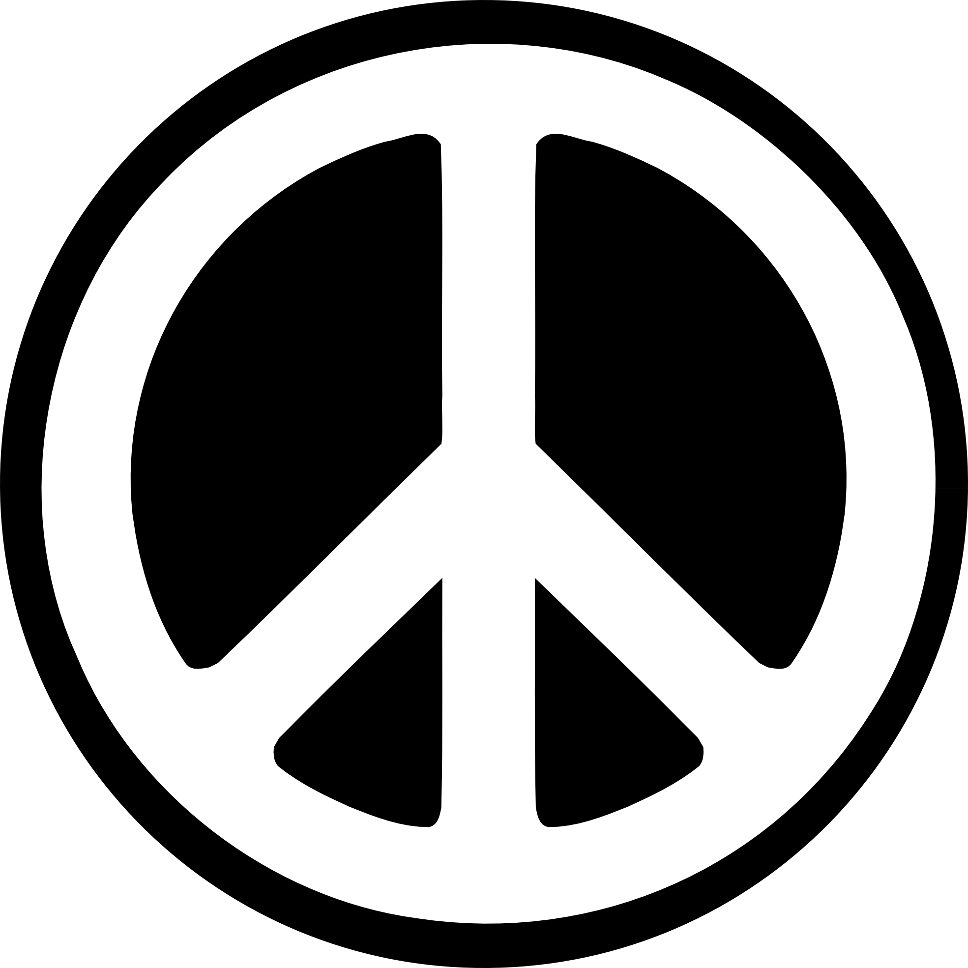 1969x1969 Love Peace Signs Clipart