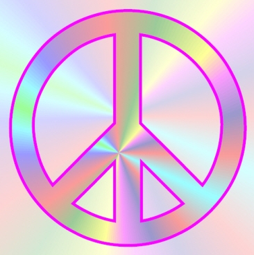 366x367 Peace Sign Clipart Glitter