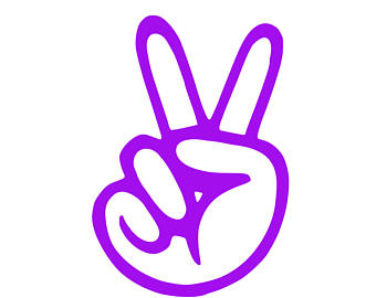Pink Peace Signs | Free download on ClipArtMag