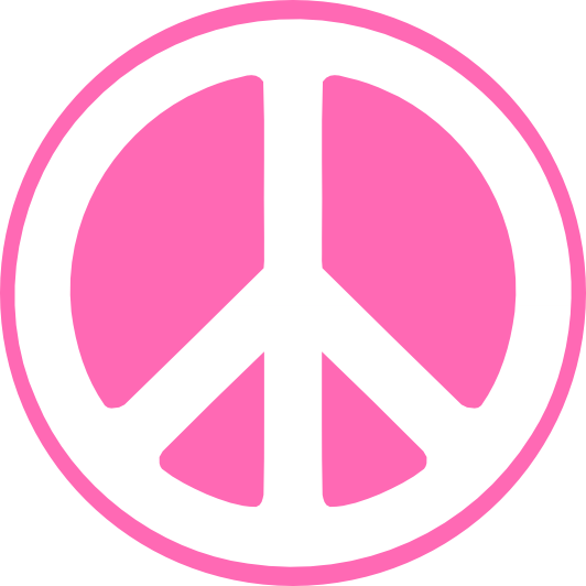 532x532 Zebra Clipart Peace Sign