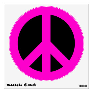 324x324 Black Peace Symbol Wall Decals Amp Wall Stickers Zazzle
