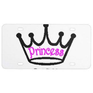324x324 Princess License Plates Zazzle