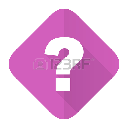 450x450 Question Mark Violet Pink Circle 3d Modern Flat Design Icon