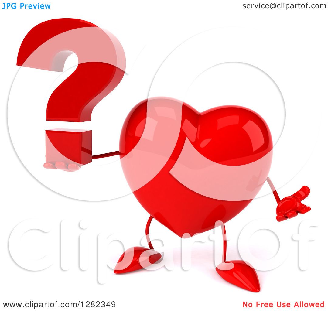 1080x1024 Question Mark Clipart Heart