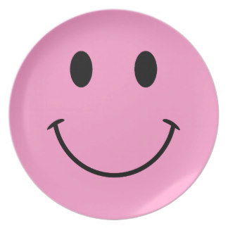 324x324 Smiley Face Plates Zazzle