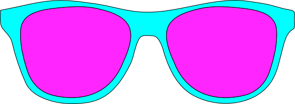 600x212 Sunglasses Clipart Pink Sunglass