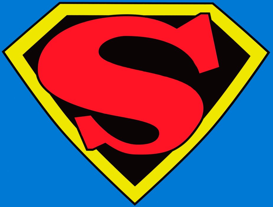 924x702 Superman Logo Blank