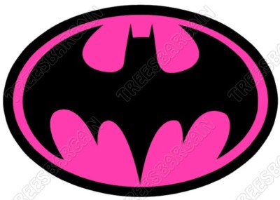 400x285 Batman Logo Pink T Shirt Iron On Transfer Ebay Superhero